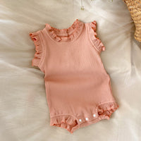 Women's Drawstring Bottom-enlarged Pants Romper Suit