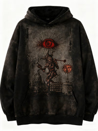 Fashion Casual Printed Polyester Sweater
