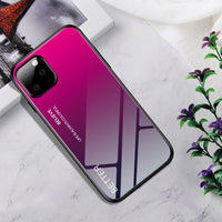 Gradient glass phone case