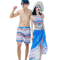Men's New Couple Split Swimsuit
