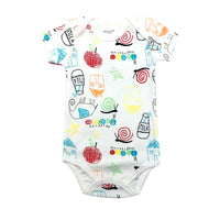 Compatible with Apple, Baby Tripod Cotton Baby Short Sleeve Jumpsuit