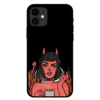 Hot sale devil angel phone case in Europe and America