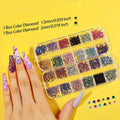Iridescent Transparent AB Diamond Sticker Suit