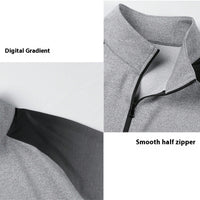 Quick-drying Half Zipper Slim Fit Training Men's Sports Long-sleeved Sweater