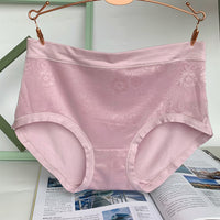 Large Size Ladies' Underwear Mid-high Waist Breathable Middle-aged Mom Briefs