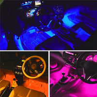 Remote Control With Voice Control RGB Music Light One For Four Atmosphere