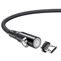 Straight-bent two-in-one magnetic data cable