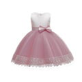 Lace Puffy Yarn Children's Clothing Princess Performance Dress Girls Dress