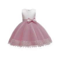 Lace Puffy Yarn Children's Clothing Princess Performance Dress Girls Dress