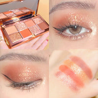 Eyeshadow Palette Eight Colors Rose Matte