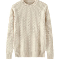 Men's Sports Round Neck Pullover Fashionable Knitted Casual Sweater