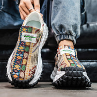 Platform Height Increasing Slip-on Casual Sneakers Trendy Shoes