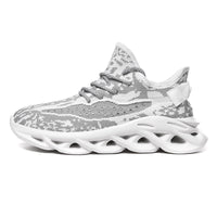 High-elastic rubber-plastic breathable travel sports shoes