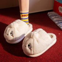 New Indoor Home Cute Cotton Slippers Women