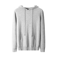 Men's Casual Hooded Cashmere Sweatshirt Autumn And Winter Loose Top