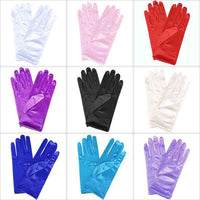 Bridal Wedding Gloves Short Satin Dress Cheongsam Gloves
