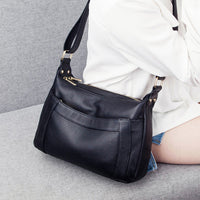First Layer Cowhide Mother Bag Large Capacity Shoulder Bag