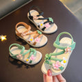 Girls' Foreign Style Anti Slip Soft Sole Sandals