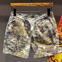 Camouflage Cropped Loose Casual Shorts