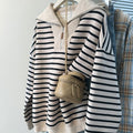 Women's Loose Casual-Style Hoodie Outerwear Top