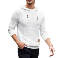 Mens Trendy Casual Knitted Pullover Hoodie