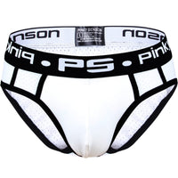 Men's Low Waist Sexy Solid Color Breathable Briefs