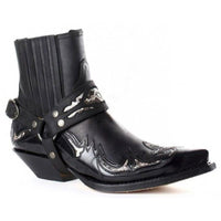Mid-heel Pointed Toe 38-48 Men's Low-top Knight Boots