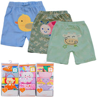Cotton Butt Pants 5 Pack Baby Cartoon Cute Shorts