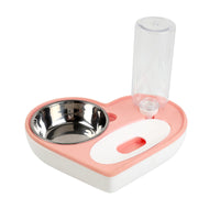 Cat Bowl Dog Bowl Double Bowl Non-wet Mouth Dual-use