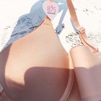 Glossy Surface Without A Scratch Underwear Big Chest Small T-shirt Bra