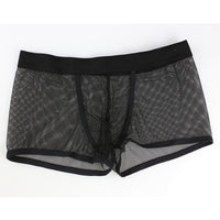 Men's Mesh Transparent Boxers Low Waist
