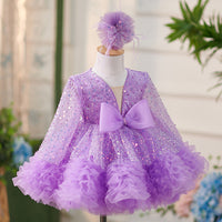 Creative Western Style Girl Purple Tulle Tutu Skirt