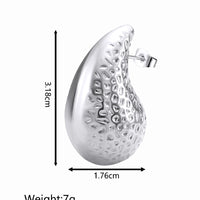 Women's Fashion Stainless Steel Droplet Earrings