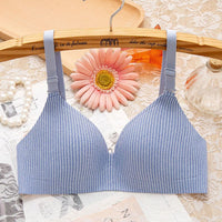 Non-wired Bra One-piece Seamless Gather Small Bra