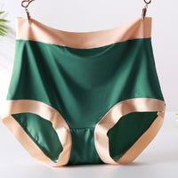 High Waist Satin Plus Size Underwear