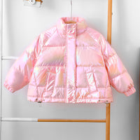 Colorful Children's Down Cotton Jacket