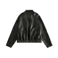 Men's Fashion Retro Distressed Pleated All-matching Jacket