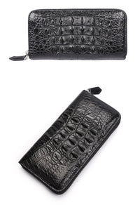 Skin Bone Leather Wallet Men's Long Hand