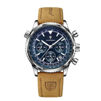 Automatic Mechanical Multi-function High-end Trendy Waterproof Watch Mens And Student Quartz Wristwatch
