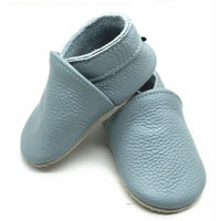 Baby Soft Bottom Solid Color Calf Leather Shoes Toddler Shoes