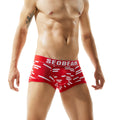 Men's Sports Low Waist Striped Boxer Underwear