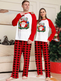 Cartoon Plaid Printed Long Sleeve Holiday Suit