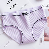 Lace Thread Women's Underwear Japanese Thread Cotton Plus Size Women's Briefs
