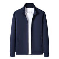 Men's Casual New Long-sleeve Cardigan With A Stand-up Collar