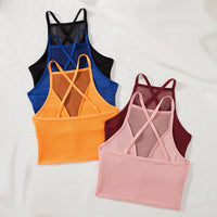 Women's Slim Vest Mesh Hollow Bra