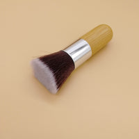 Single Blush Nylon Hair Beauty Tool Bamboo Makeup Brush