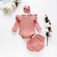 Spring And Autumn Flying  Long Sleeve Jumpsuit Lace Pants