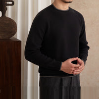 Autumn And Winter Warm 100 Wool Slim Fit Pullover Round Neck Knitted Sweater
