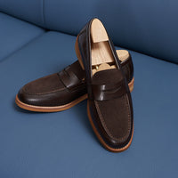 British Business Casual Men's Leather Shoes