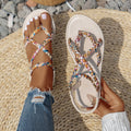 European And American Style Fashionable All-match Flat Sandals